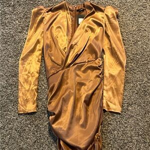 Bella Ball Satin Mini Dress